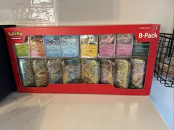 Pokemon TCG - 1x Costco Prismatic Evolutions 8-Pack Mini Tins - New/Sealed - Image 1
