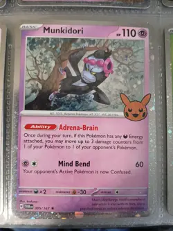Pokemon Trick Or Trade 2024 Munkidori 95/167 Cosmos Holo - Image 1