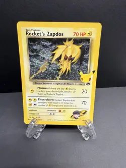 2021 Pokemon Celebrations Classic Collection 15 /132 Rockets Zapdos Holo MP - Image 1