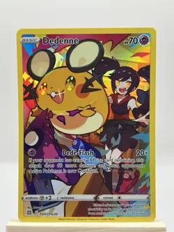 Pokemon TCG Dedenne TG07/TG30 SWSH09: Brilliant Stars Trainer Gallery Rare Holo - Image 1