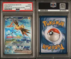 PSA 10 Zapdos 202/165 Pokemon Scarlet Violet 151 Special Illustration Rare Gem - Image 3