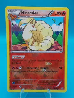 Ninetales 21/160 XY - Primal Clash Pokemon TCG Reverse Holo Moderately Played - Image 1