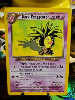 Pokemon TCG Vintage 2002 Neo Destiny Dark Exeggutor 33/105 NM/M Non Holo Rare - Image 1