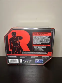 Pokemon TCG Team Rocket Destined Rivals Persian Factory Sealed 5 Booster Tin - Image 2