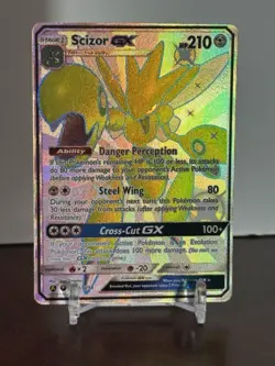 Pokemon TCG Scizor GX SV72/SV94 Hidden Fates: Shiny Vault Holo Rare 2019 NM - Image 1