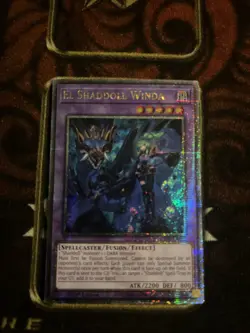 YUGIOH QUARTER CENRTURY EL SHADDOLL WINDA ALT ART SECRET RARE RA04-EN052 - Image 1