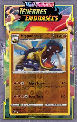 Hippodocus Reverse-EB03:Tenebres Embrasees-094/189-Carte Pokemon Neuve Francaise - Image 1