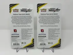 Pokemon Sun Moon Team Up Blister Booster Pack New BOTH PIKACHU & MIMIKYU PROMOS - Image 2