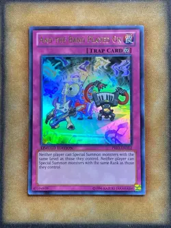 Yugioh And the Band Played On PRIO-ENDE2 Ultra Rare Limited Edition NM - Image 1