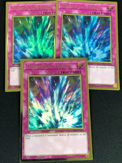 YUGIOH TORRENTIAL TRIBUTE MGED-EN052 1ST GOLD X3(NM) - Image 1