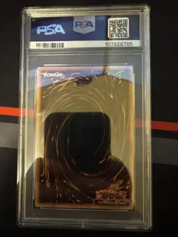 Yugioh PSA 8 Elemental Hero Flame Wingman EHC1-EN004 Secret Rare *LOW POP* - Image 3