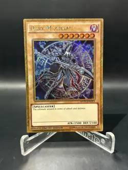 Yugioh! Dark Magician - MVP1-ENGV3 - Gold Secret Rare - Limited Edition - Image 1
