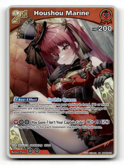 hololive OFFICIAL CARD GAME Houshou Marine (RR) hBP02-033 - Quintet Spectrum - Image 1
