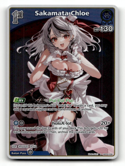 hololive OFFICIAL CARD GAME Sakamata Chloe (R) - Quintet Spectrum - Image 1