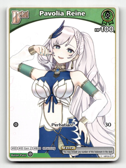 hololive OFFICIAL CARD GAME Pavolia Reine (C) hBP02-018 - Quintet Spectrum - Image 1
