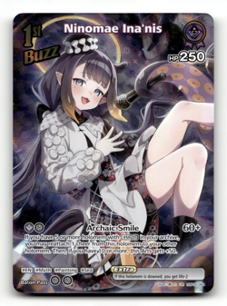 hololive OFFICIAL CARD GAME Ninomae Ina'nis (UR) hBP02-064 - Quintet Spectrum - Image 1