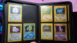 96.8% Complete Base Set Vintage Near Master Pokemon Cards LP-MP - Image 1