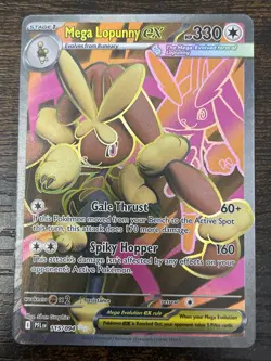 Mega Lopunny EX 115/094 Phantasmal Flames English Pokemon Cards TCG - Image 1