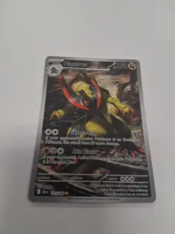 2025 Pokemon Haxorus 147/086 Sv: Black Bolt Illustration Rare Card TCG - Image 1