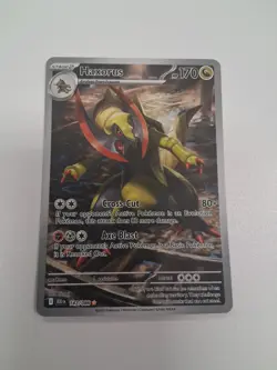 2025 Pokemon Haxorus 147/086 Sv: Black Bolt Illustration Rare Card TCG - Image 2