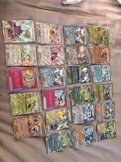 Pokemon TCG EX GX V Full Art Ultra Rare Card Lot - 23 Cards Mixed Bundle NM - Image 1