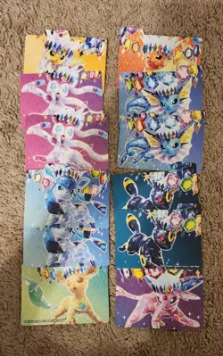 Pokemon Prismatic Evolutions Surprise Box Card Dividers - x8 Double Sided - Image 1