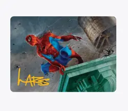 Spiders-Man, Heroic Horde Art Card (Gold-Stamped Signature) Art Series MTG - Image 1