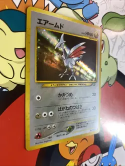 Skarmory #227 Holo Pokemon TCG Vintage Japanese card 1996 Nintendo LP+ - Image 2