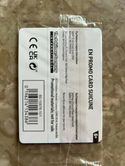 Suicune GameStop Stamped Promo Card 026/094 (New & Factory Sealed) - Image 2