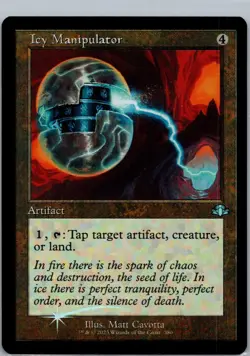 MTG Icy Manipulator RETRO FRAME FOIL #380 Dominaria Remastered DMR NM/M - Image 1