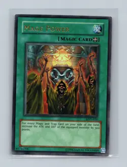 Yugioh Mage Power LON-050 Unlimited Ultra Rare Holo - LP-NM - Image 1
