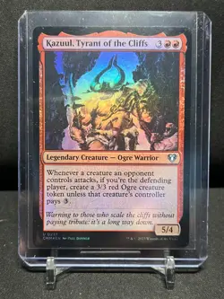 Kazuul, Tyrant of the Cliffs - Foil - Magic MTG 2023 Commander Masters LP - Image 1