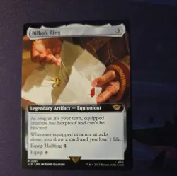 MTG 1x Bilbo's Ring x1 NM Lord of the Rings LTR Borderless 397 - Image 3