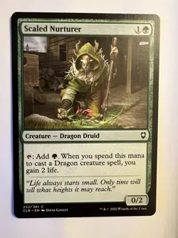 MTG | Scaled Nurturer #252/361 Commander Legends: Battle for Baldur's Gate - NM - Image 1