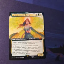MTG 1x Arwen, Mortal Queen x1 NM LTR Lord of the Rings 367 Extended Art - Image 1