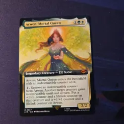 MTG 1x Arwen, Mortal Queen x1 NM LTR Lord of the Rings 367 Extended Art - Image 2