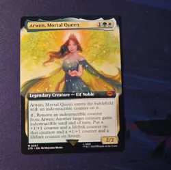 MTG 1x Arwen, Mortal Queen x1 NM LTR Lord of the Rings 367 Extended Art - Image 3