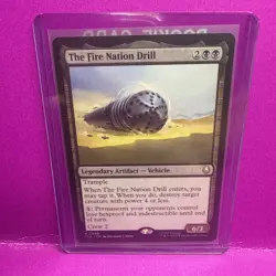 The Fire Nation Drill - N/M Avatar The Last Airbender Magic The Gathering MTG - Image 1