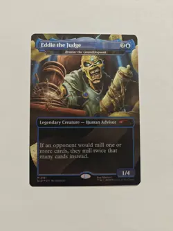 🌟 Bruvac The Grandiloquent (Eddie The Judge) FOIL Iron Maiden MTG PRESALE 🌟 - Image 1