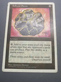 Fellwar Stone 1997 Unlimited Common HP MAGIC THE GATHERING - Image 1