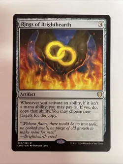 Rings of Brighthearth Commander Legends #335 Rare - Image 1