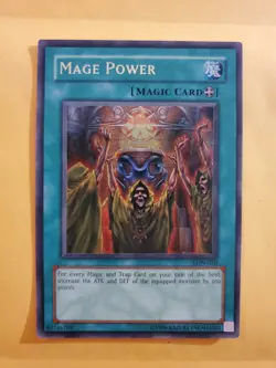 Mage Power Labyrinth of Nightmare LON-050 Yu-Gi-Oh! TCG Unlimited Ultra Rare HP - Image 1