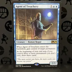 MTG Magic the Gathering Agent of Treachery (43/357) Core Set 2020 LP Regular - Image 1