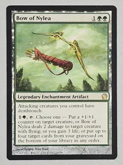 MTG Magic the Gathering Bow of Nylea (153/260) Theros LP - Image 1