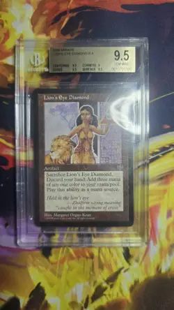Lion's Eye Diamond - Beckett BGS 9.5 GEM MINT - Magic The Gathering - Image 1