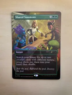 Shared Summons (Rainbow Foil) Secret Lair Drop Foil - Image 1