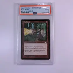 Null Rod - Weatherlight - PSA 9 Mint 1997 Magic the Gathering - Image 1
