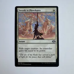 Swords to Plowshares 31 NM Normal U Dominaria Remastered MTG - Image 1
