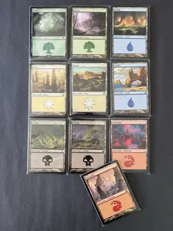 100 Set Magic the Gathering Basic Lands, 20 of Each Land, 100 Pack of MTG Lands - Image 3