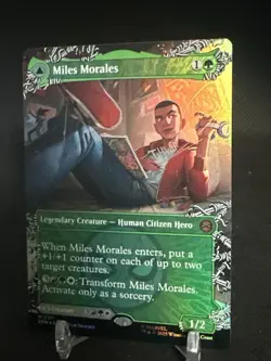 Miles Morales (0211) Borderless Foil- Marvel's Spider-Man (SPM) - Image 2